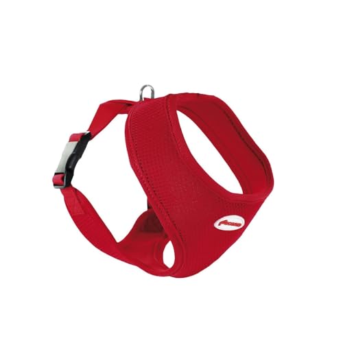 Record Hundegeschirr Fast Dog Aus Weichem Nylon, Flexibel Und Atmungsaktiv | Farbe Rot, Größe L, Umfang 38-43 cm Record Hundegeschirr Fast Dog Aus Weichem Nylon, Flexibel Und Atmungsaktiv | Farbe Rot, Größe L, Umfang 38-43 cm von Record