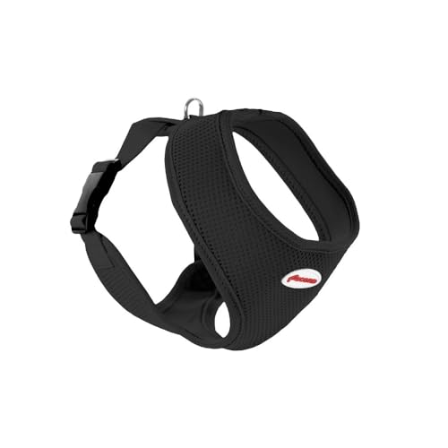 Record Hundegeschirr Fast Dog aus weichem, flexiblem und atmungsaktivem Nylon | Farbe Schwarz, Größe 2XS; Umfang 18-23 cm Record Hundegeschirr Fast Dog aus weichem, flexiblem und atmungsaktivem Nylon | Farbe Schwarz, Größe 2XS; Umfang 18-23 cm von Record