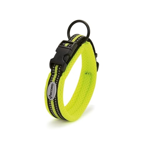 Record Hundehalsband Ande Aus Widerstandsfähigem Nylon Mit Reflektierenden Details Kunststoffverschluss | Farbe Gelb, Größe S 2 cm, Umfang 35-40 cm Record Hundehalsband Ande Aus Widerstandsfähigem Nylon Mit Reflektierenden Details Kunststoffverschluss | Farbe Gelb, Größe S 2 cm, Umfang 35-40 cm von Record