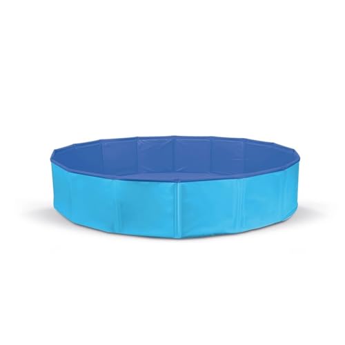 Record Hundebecken Spiel und Spaß aus PVC, mit Entleerungsventil, für Sommertage | Farbe Blau, Größe 80 x 20 cm Record Hundebecken Spiel und Spaß aus PVC, mit Entleerungsventil, für Sommertage | Farbe Blau, Größe 80 x 20 cm von Record
