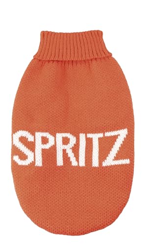 Record - Hundepullover Cocktail. Weicher Hundepullover mit hohem Kragen mit elastischem Beinabschluss, Bestickt mit 'Spritz' |S, Rückenlänge 35 cm Record - Hundepullover Cocktail. Weicher Hundepullover mit hohem Kragen mit elastischem Beinabschluss, Bestickt mit 'Spritz' |S, Rückenlänge 35 cm von Record
