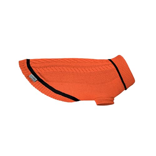 Record - Hundepullover Maia. Warmer Pullover mit Rollkragen, Loch für Leine und Schlaufen an der Rückseite | Orange, M - Rückenlänge 40 cm Record - Hundepullover Maia. Warmer Pullover mit Rollkragen, Loch für Leine und Schlaufen an der Rückseite | Orange, M - Rückenlänge 40 cm von Record