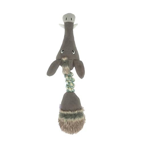 Record - Interaktives Hundespiel aus Plüsch mit Elastic Friends Elastic Friends Seil zum Greifen, Ziehen und Kauen perfekt für alle Größen | Wildschwein, 56 cm Record - Interaktives Hundespiel aus Plüsch mit Elastic Friends Elastic Friends Seil zum Greifen, Ziehen und Kauen perfekt für alle Größen | Wildschwein, 56 cm von Record