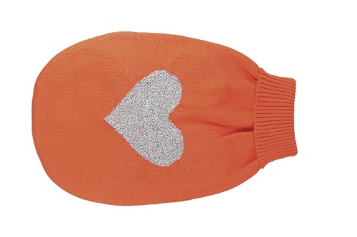 Record - Moonlight Coral Heart. Hundepullover mit hohem Kragen, Loch für Leine und Schlaufe an den Beinen. | Orange, M - Rückenlänge 40 cm Record - Moonlight Coral Heart. Hundepullover mit hohem Kragen, Loch für Leine und Schlaufe an den Beinen. | Orange, M - Rückenlänge 40 cm von Record