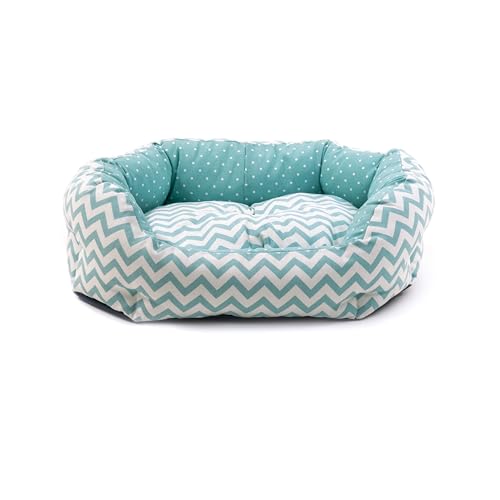 Record - Prime Nanne Welpenbett Gepolstertes Katzenbett für Hunde und Katzen Welpen Weich und Gemütlich Kissen für Hunde und Katzen |S - 60 x 50 x 20 cm, Aquamarin Record - Prime Nanne Welpenbett Gepolstertes Katzenbett für Hunde und Katzen Welpen Weich und Gemütlich Kissen für Hunde und Katzen |S - 60 x 50 x 20 cm, Aquamarin von Record