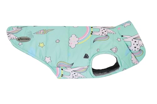 Record - Regenmantel für Hunde Unicorn mit Gummibändern für die Hinterbeine und Loch für die Leine. Ideal für jedes Klima | Hellblau, XS Record - Regenmantel für Hunde Unicorn mit Gummibändern für die Hinterbeine und Loch für die Leine. Ideal für jedes Klima | Hellblau, XS von Record