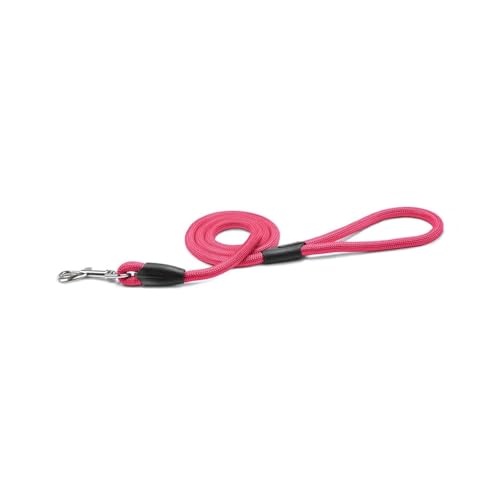 Record schlauchformige Hundeleine aus weichem und widerstandsfahigem Nylon mit Kunststoffdetails und Metall-Karabinerhaken | Farbe Rosa, Größe L - 2,2 cm, Länge 90 cm Record schlauchformige Hundeleine aus weichem und widerstandsfahigem Nylon mit Kunststoffdetails und Metall-Karabinerhaken | Farbe Rosa, Größe L - 2,2 cm, Länge 90 cm von Record