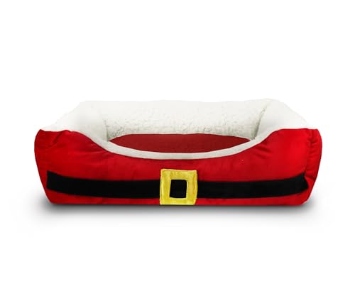 Record - Warmes und weiches Hunde- und Katzenbett. Weihnachtliches Thema Hunde- und Katzenbett. Bequemes und dekoratives Bett für zu Hause | 60 x 45 x 15h cm Record - Warmes und weiches Hunde- und Katzenbett. Weihnachtliches Thema Hunde- und Katzenbett. Bequemes und dekoratives Bett für zu Hause | 60 x 45 x 15h cm von Record