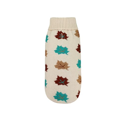 Record Pullover Woods. Rollkragenpullover für Hunde, Komfort und Stil im Herbst | Beige, XL - Rückenlänge 50 cm Record Pullover Woods. Rollkragenpullover für Hunde, Komfort und Stil im Herbst | Beige, XL - Rückenlänge 50 cm von Record