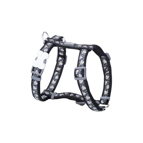 Red Dingo Diamond, Hundegeschirr, 25-39 cm, Schwarz von Red Dingo