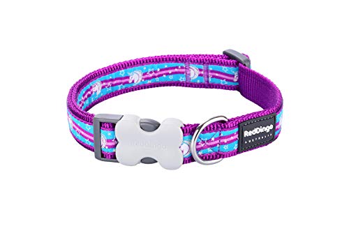 Red Dingo Bucklebone-Hundehalsband-Design, Einhorn-Violett, Größe M, 20 mm Red Dingo Bucklebone-Hundehalsband-Design, Einhorn-Violett, Größe M, 20 mm von Red Dingo