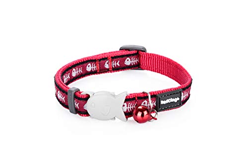 Red Dingo Einfarbiges Katzenhalsband, 12 mm, Halsumfang 20-32 cm von Red Dingo