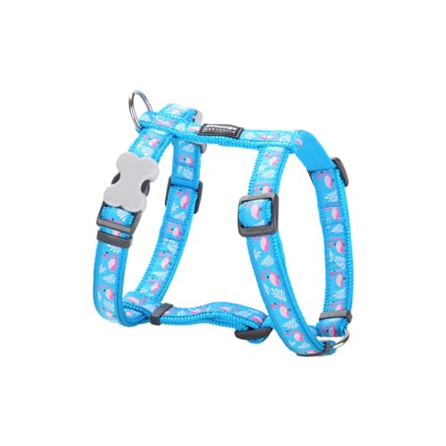 Red Dingo Flamingo Hundegeschirr, 25-39 cm, Türkis von Red Dingo