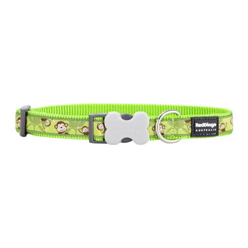 Red Dingo Monkey Hundehalsband 20-32 cm Grün von Red Dingo