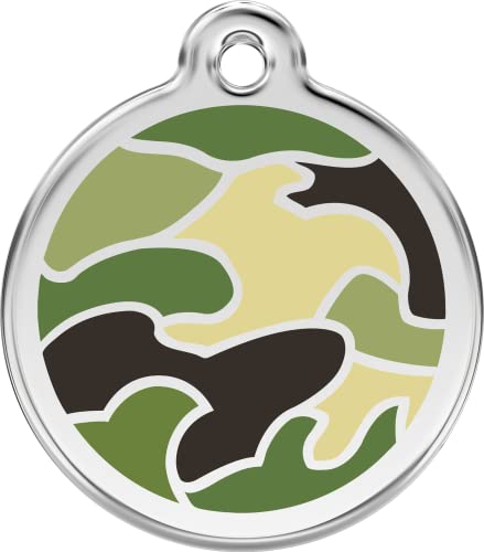 Red Dingo Hundemarke Camouflage inklusive Gravur (S) von Red Dingo