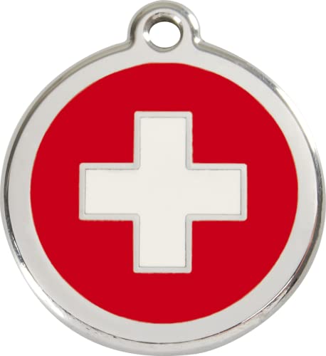 Red Dingo Hundemarke Schweizerkreuz inklusive Gravur (L) von Red Dingo