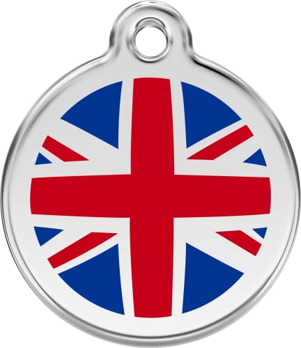 Red Dingo Hundemarke Union Jack inklusive Gravur (M) von Red Dingo