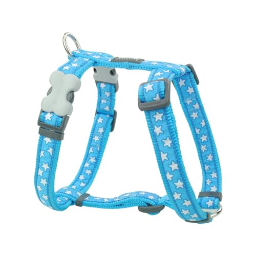 Red Dingo Nylon Hundegeschirr, Sterne, türkis, XS (DH-ST-TQ-12) von Red Dingo