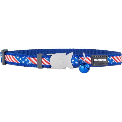 Red Dingo Stars & Stripes Halsband, 20 mm breit, 31,8–47 cm lang von Red Dingo