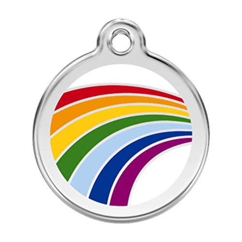 RedDingo Hundemarke mit Emaille, Regenbogen, groß RedDingo Hundemarke mit Emaille, Regenbogen, groß von Red Dingo