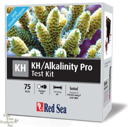Red Sea Fish Pharm ARE21410 Salzwasser KH/Alkalinität Pro Test-Set für Aquarium, 75 Tests von Red Sea
