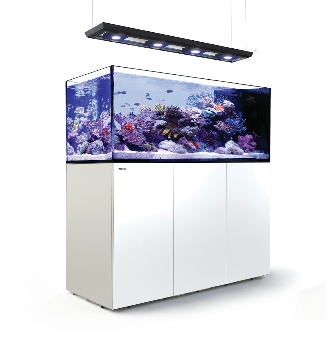 Red Sea Peninsula P 650 Complete Meerwasser-Aquarium mit Unterschrank weiß