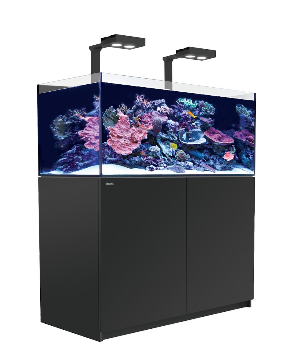 Red Sea REEFER Deluxe 425 Complete Meerwasser-Aquarium mit Unterschrank schwarz