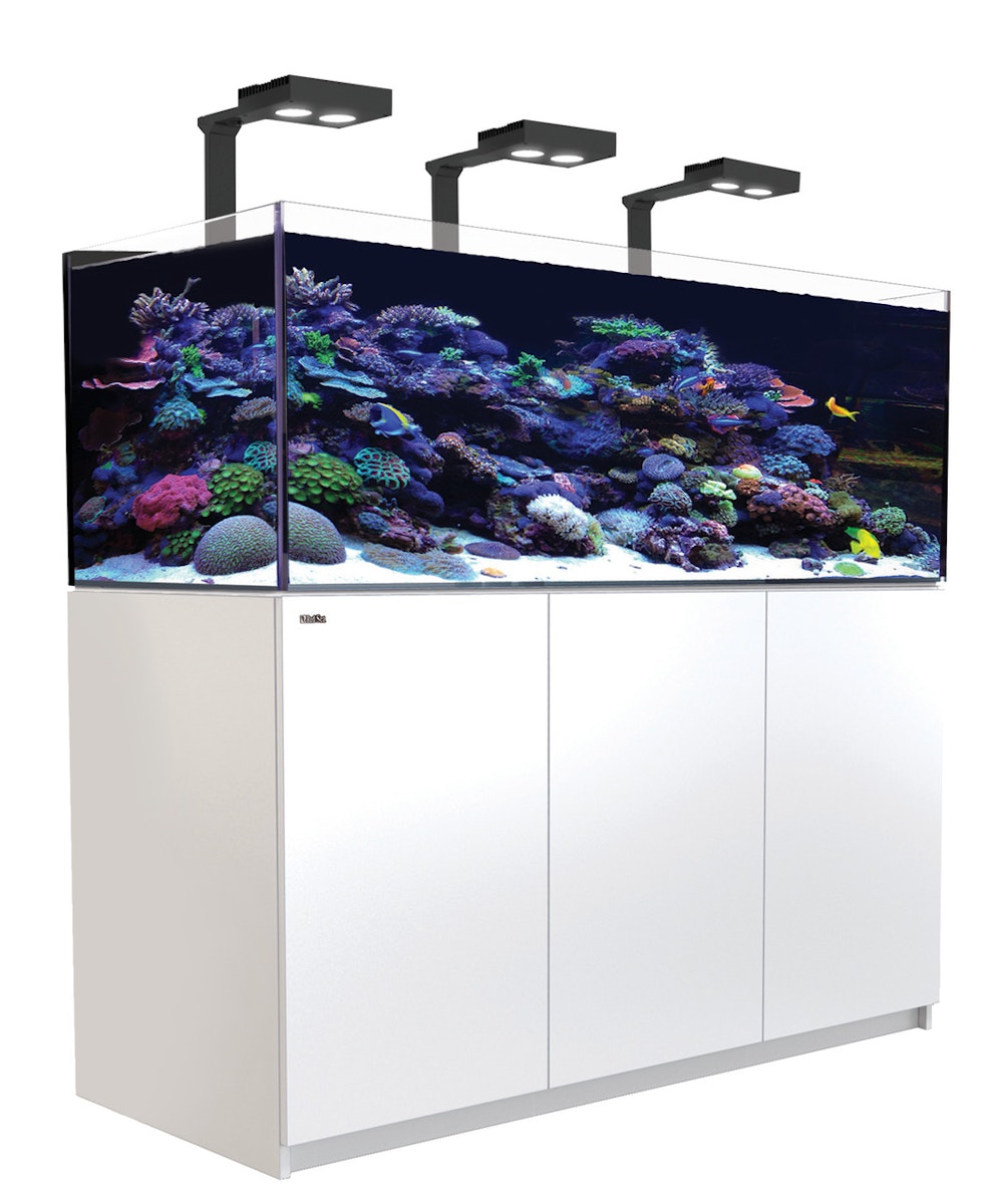 Red Sea REEFER Deluxe XL 525 Complete Meerwasser-Aquarium mit Unterschrank weiß