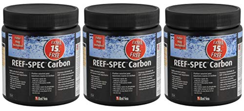 Red Sea Reef-SPEC Kohlenstoffstoffe, 500 ml, hochaktiviert, für Meeres- und Riffaquarien, 3 Stück von Red Sea