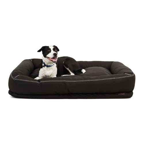 Reddy Hundebett für drinnen und draußen, 121,9 x 91,4 cm, Schwarz von Reddy