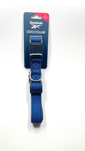 Reebok Hundehalsband, großer Halsumfang: 38,1 - 63,5 cm, Blau von Reebok