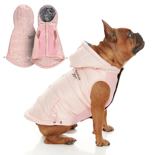 Reebok Hundejacke – wasserdichte Hundeweste mit Kapuze, Winterkleidung für kleine, mittelgroße und große Hunde, winddichte Premium-Hunde-Schneejacke, perfekt für kaltes Wetter Reebok Hundejacke – wasserdichte Hundeweste mit Kapuze, Winterkleidung für kleine, mittelgroße und große Hunde, winddichte Premium-Hunde-Schneejacke, perfekt für kaltes Wetter von Reebok