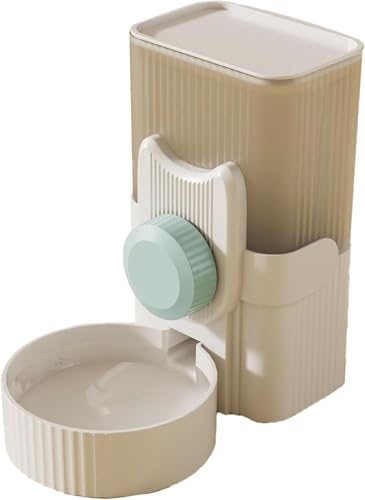 Automatischer Katzenfutterspender, Hunde Katzen Futterspender und Wasserspender 1L, Automatischer Schwerkraft-Hundefutterspender mit Sichtfenster, Katzenwasserspender zum Aufhängen im Käfig für kleine Automatischer Katzenfutterspender, Hunde Katzen Futterspender und Wasserspender 1L, Automatischer Schwerkraft-Hundefutterspender mit Sichtfenster, Katzenwasserspender zum Aufhängen im Käfig für kleine von Refein