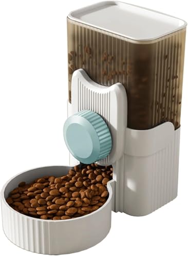 Automatischer Katzenfutterspender Hunde Katzen Futterspender und Wasserspender 1L, Automatischer Schwerkraft-Hundefutterspender mit Sichtfenster, Katzenwasserspender zum Aufhängen im Käfig für kleine Automatischer Katzenfutterspender Hunde Katzen Futterspender und Wasserspender 1L, Automatischer Schwerkraft-Hundefutterspender mit Sichtfenster, Katzenwasserspender zum Aufhängen im Käfig für kleine von Refein