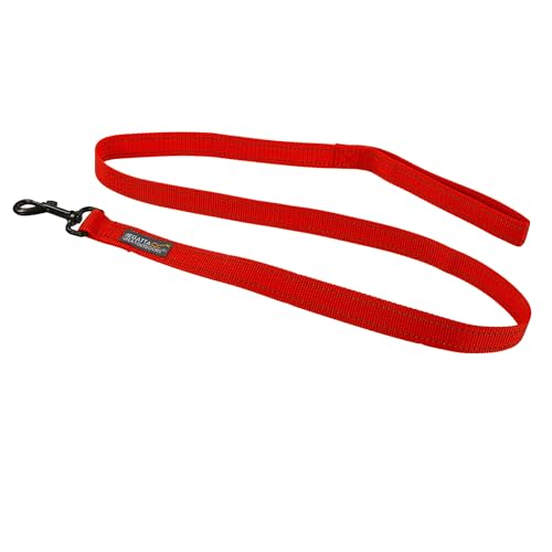 Regatta Strapazierfähige reflektierende Hundeleine mit robustem Stahlhaken, Einheitsgröße, Rot, 120 cm Regatta Strapazierfähige reflektierende Hundeleine mit robustem Stahlhaken, Einheitsgröße, Rot, 120 cm von Regatta