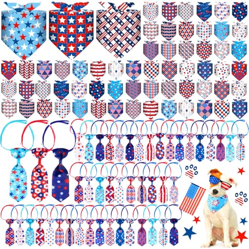 Reginary Hundehalstuch-Set für Hunde zum 4. Juli, patriotische Hundehalstücher, Schals, Lätzchen, verstellbar, waschbar, Dreieck, Unabhängigkeitstag, Kostüm für mittelgroße und kleine Welpen, 108 Reginary Hundehalstuch-Set für Hunde zum 4. Juli, patriotische Hundehalstücher, Schals, Lätzchen, verstellbar, waschbar, Dreieck, Unabhängigkeitstag, Kostüm für mittelgroße und kleine Welpen, 108 von Reginary
