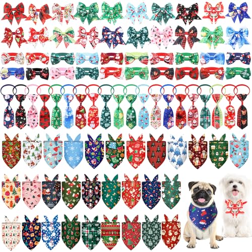 Reginary Hundehalstücher mit Fliegen, Katzenschal, bunt, waschbar, Dreieck, niedliches Lätzchen für den Sommer, für kleine, mittelgroße und große Haustiere, 120 Stück Reginary Hundehalstücher mit Fliegen, Katzenschal, bunt, waschbar, Dreieck, niedliches Lätzchen für den Sommer, für kleine, mittelgroße und große Haustiere, 120 Stück von Reginary
