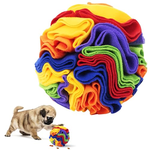 Reh:ncla Schnüffelball für Hunde Interaktives Hundespielzeug zum Füttern, Intelligenzspielzeug zur Beschäftigung und zum Langsame-Füttern von Hunden, 20 cm, Rainbow-Farbe Reh:ncla Schnüffelball für Hunde Interaktives Hundespielzeug zum Füttern, Intelligenzspielzeug zur Beschäftigung und zum Langsame-Füttern von Hunden, 20 cm, Rainbow-Farbe von Reh:ncla