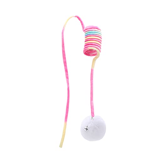 1 Set Katzen-Plüschtier, selbstklebend, elastisch, Spielball, Kätzchen, Haustierspielzeug, interaktives Spielzeug, für Haustierprodukte und Katzen 1 Set Katzen-Plüschtier, selbstklebend, elastisch, Spielball, Kätzchen, Haustierspielzeug, interaktives Spielzeug, für Haustierprodukte und Katzen von Reheyre