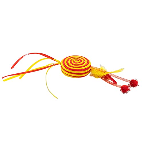 Kratzspielzeug für Katzen, buntes Klebeband, bissfest, Spielen, um Langeweile zu lindern, geflochtenes Seil, Lutscher, schwimmender Gürtel, Katzenstab, Spielzeug für Haustiere Kratzspielzeug für Katzen, buntes Klebeband, bissfest, Spielen, um Langeweile zu lindern, geflochtenes Seil, Lutscher, schwimmender Gürtel, Katzenstab, Spielzeug für Haustiere von Reheyre