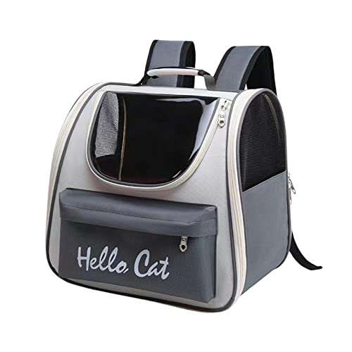 Reheyre Haustier-Tragerucksack, Hundetragerucksack, Netz-Design, Welpenrucksack, Tragetasche, Katzenrucksack, Tragetasche, Haustier-Tragetasche für Reisen, Wandern, Spazierengehen & Outdoor, Grau Reheyre Haustier-Tragerucksack, Hundetragerucksack, Netz-Design, Welpenrucksack, Tragetasche, Katzenrucksack, Tragetasche, Haustier-Tragetasche für Reisen, Wandern, Spazierengehen & Outdoor, Grau von Reheyre