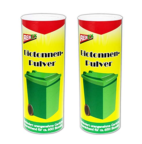 Reinex 2x500g BIOTONNENPULVER Mülleimer-Pulver Vorbeugen gegen Gerüche Maden Bio Abfalltonne Mülltonnen Biotonne 75 Reinex 2x500g BIOTONNENPULVER Mülleimer-Pulver Vorbeugen gegen Gerüche Maden Bio Abfalltonne Mülltonnen Biotonne 75 von Reinex