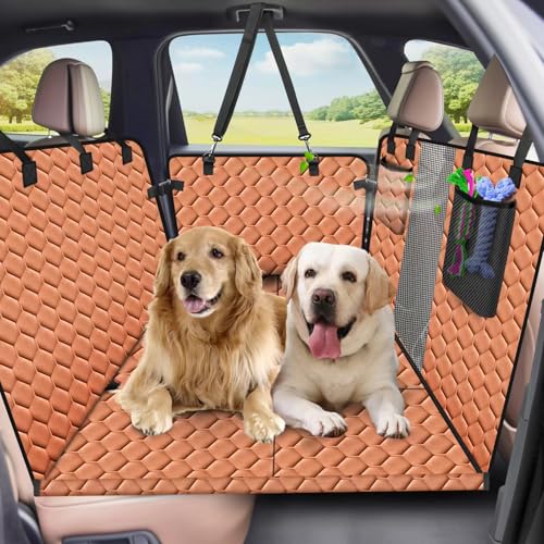 Reiseresa Hundedecke Auto Rückbank, Auto Hundedecke Rücksitz mit Stabilen Hartholzplatten und 2-in-1 Sicherheitsgurten/Hundeleine,Wasserdicht Hundematte für Auto, SUV, LKW, Orange Reiseresa Hundedecke Auto Rückbank, Auto Hundedecke Rücksitz mit Stabilen Hartholzplatten und 2-in-1 Sicherheitsgurten/Hundeleine,Wasserdicht Hundematte für Auto, SUV, LKW, Orange von Reiseresa