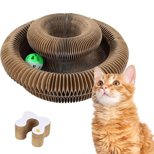 Kratzkokon für Katzen Interaktiver Katzenkratzbaum mit Langlebigem, Wendbarem Design für Alle Größen (1 Stück) von Reiteag
