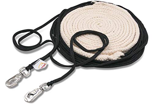 Doppellonge 16 Meter mit 2 Karabiner + Propylen Longierleine Longe 16 m lang Doppellonge 16 Meter mit 2 Karabiner + Propylen Longierleine Longe 16 m lang von Reitsport Amesbichler