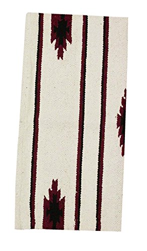 AMKA Westernpad weiß Pony Sattel Navajo Decke 26 x 26 Inch, 66 x 66 cm Western Satteldecke für Ponysättel Saddle Blanket AMKA Westernpad weiß Pony Sattel Navajo Decke 26 x 26 Inch, 66 x 66 cm Western Satteldecke für Ponysättel Saddle Blanket von AMKA