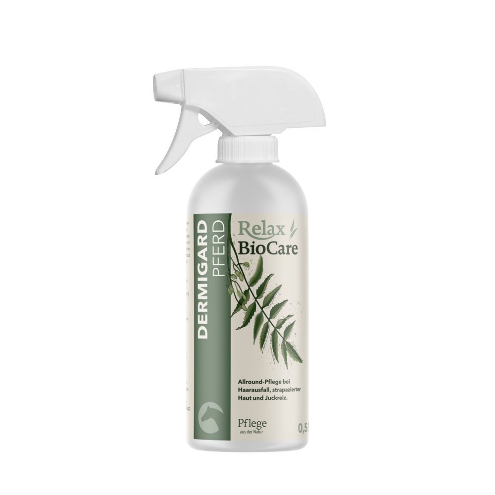 Relax Biocare Dermigard Pferd 500 ml ehemals Lebermoos & Niem von Relax Biocare