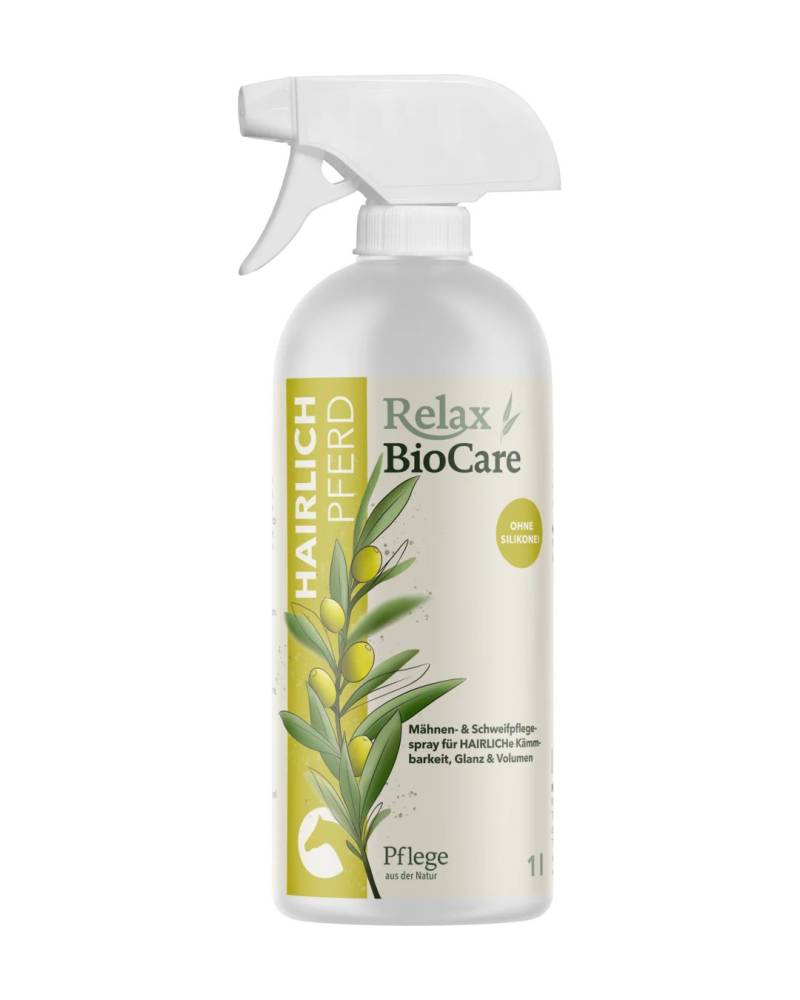 Relax Biocare Hairlich Mähnen- & Schweifspray 1L Ohne Silikone Relax Biocare Hairlich Mähnen- & Schweifspray 1L Ohne Silikone von Relax Biocare