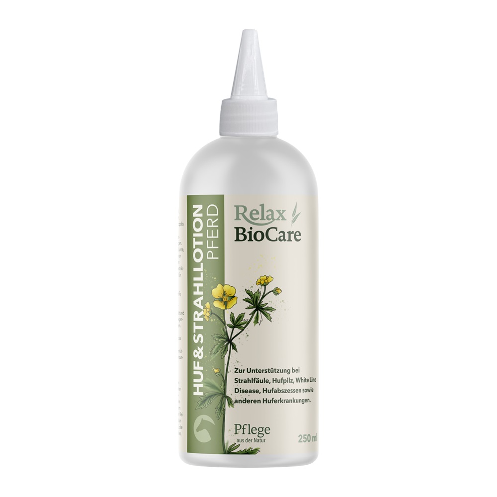 Relax Biocare Huf & Strahllotion Pferd 250ml für starke & gesunde Hufe Relax Biocare Huf & Strahllotion Pferd 250ml für starke & gesunde Hufe von Relax Biocare
