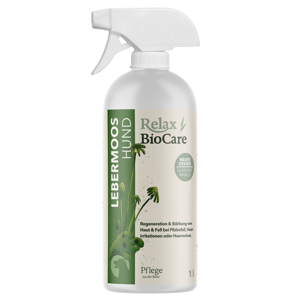 Relax Biocare Lebermoos Hund 1L Gesunde Haut & glänzendes Fell Relax Biocare Lebermoos Hund 1L Gesunde Haut & glänzendes Fell von Relax Biocare